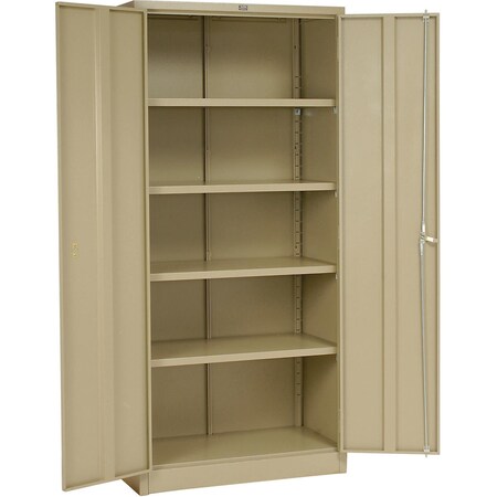 Global Industrial Industrial Storage Cabinet, 78 in H, 36 in W, Tan 603355TN